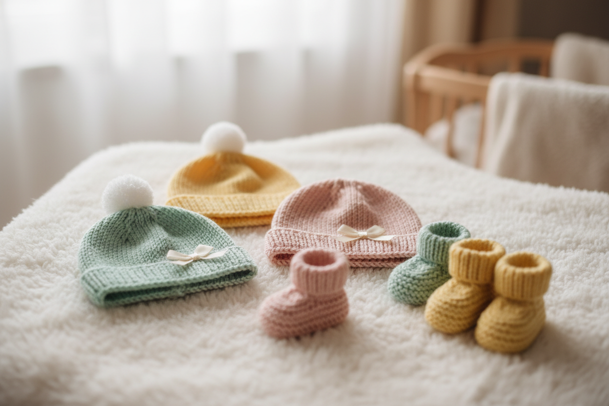 Baby Hats and Booties: Why They Matter, How They Protect Your Baby, and What to Look For