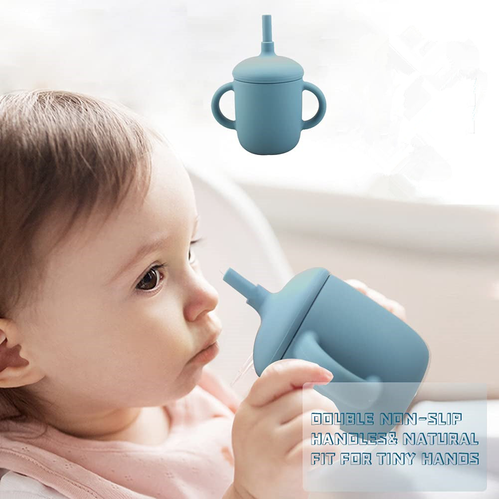 Baby Feeding Cup - Straw Bottle Sippy Cup