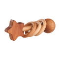 Organic Wooden Rattle-Teether Star
