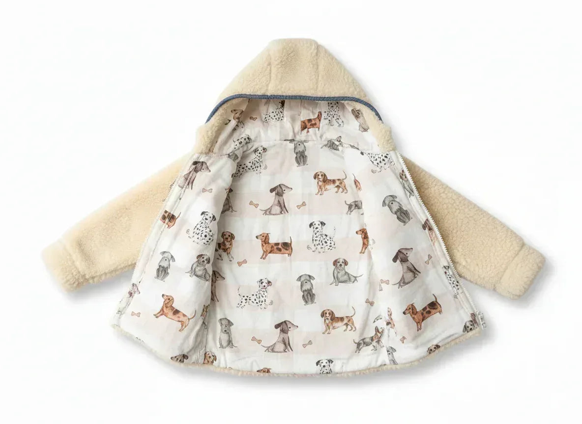 Baby/Kid Virgin Wool Jacket - White
