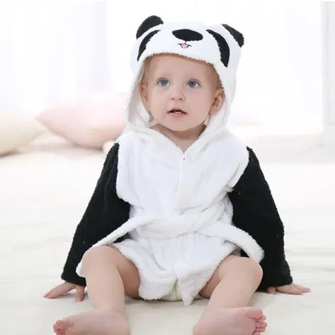 Baby Panda Cotton Bathrobe