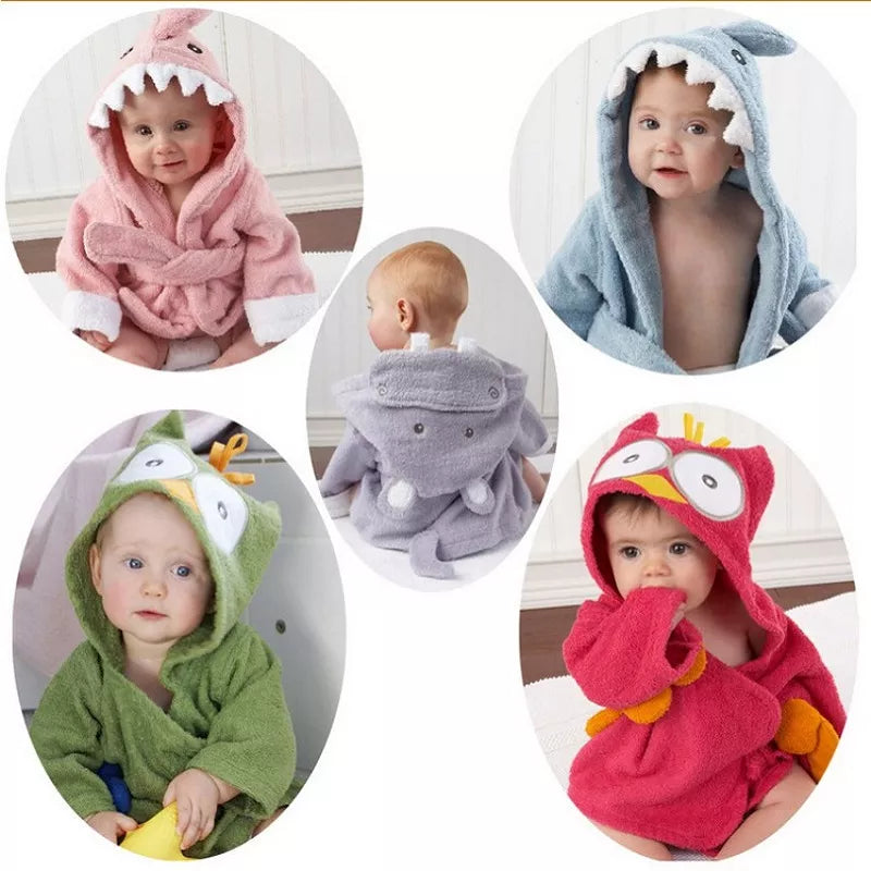 Baby Panda Cotton Bathrobe