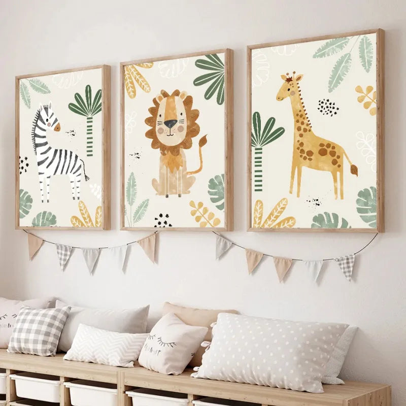 Decorative Picture "Jungle Animals" Multivariant