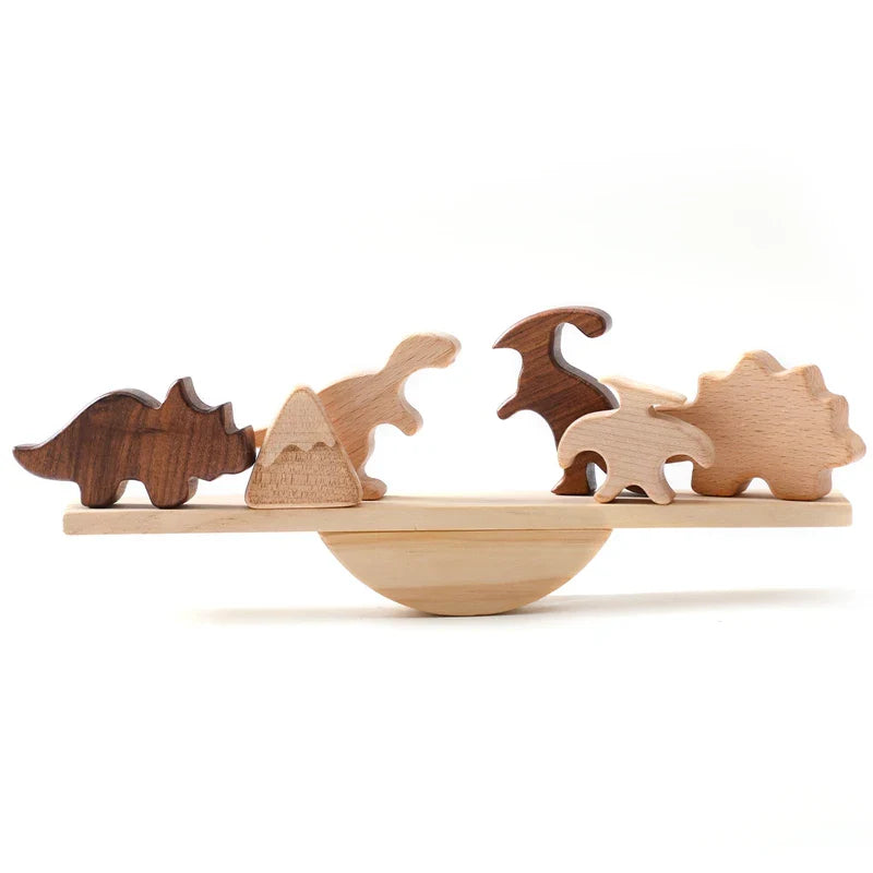 Montessori Wooden Toy Stacking & Threading for children multi-variant