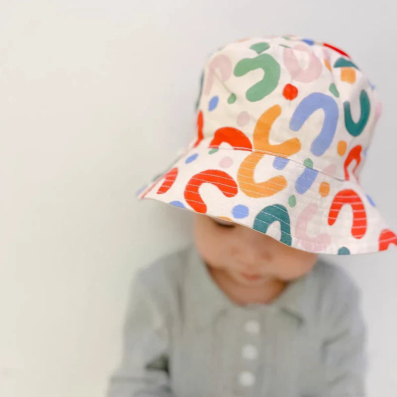 Embroidered Double Sided Baby Bucket Hat