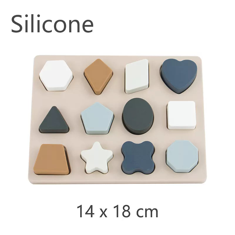 Montessori Puzzle "Shapes" for Children Multivariant