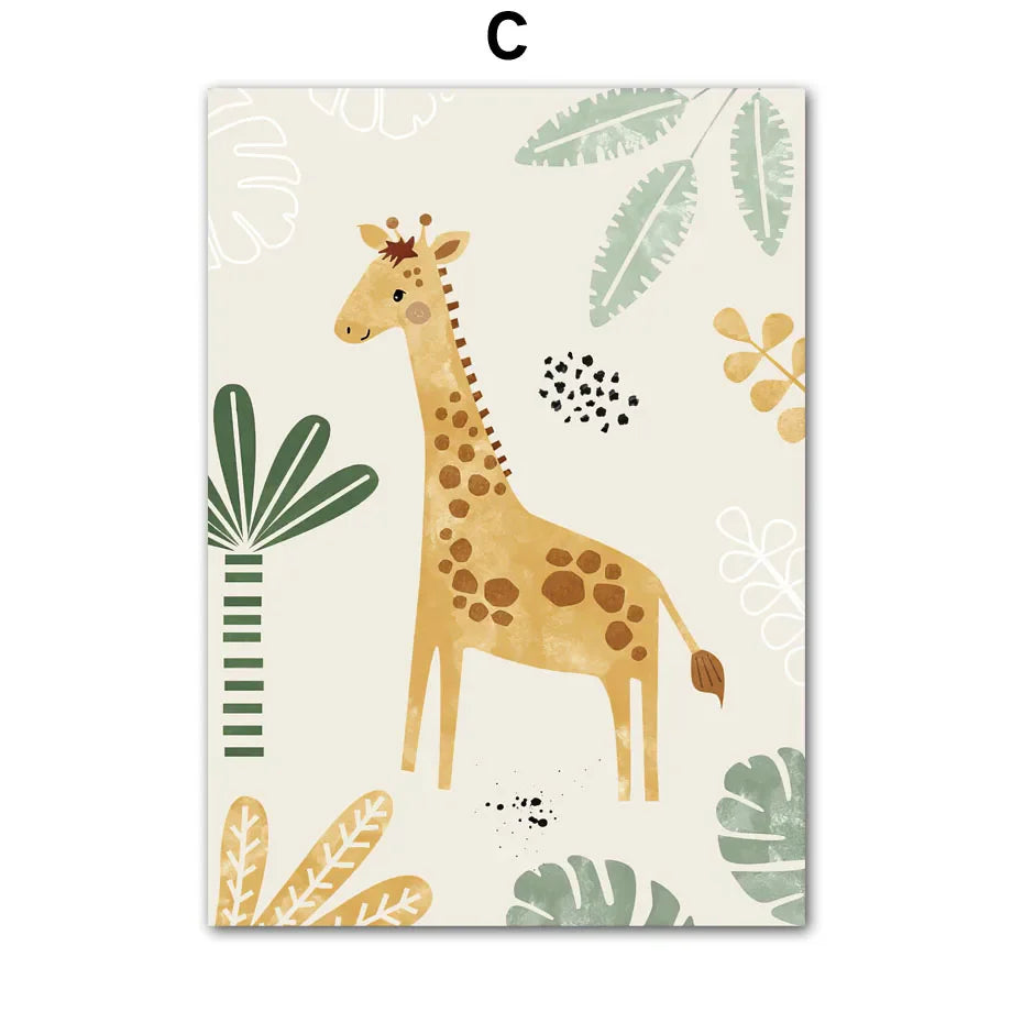 Decorative Picture "Jungle Animals" Multivariant