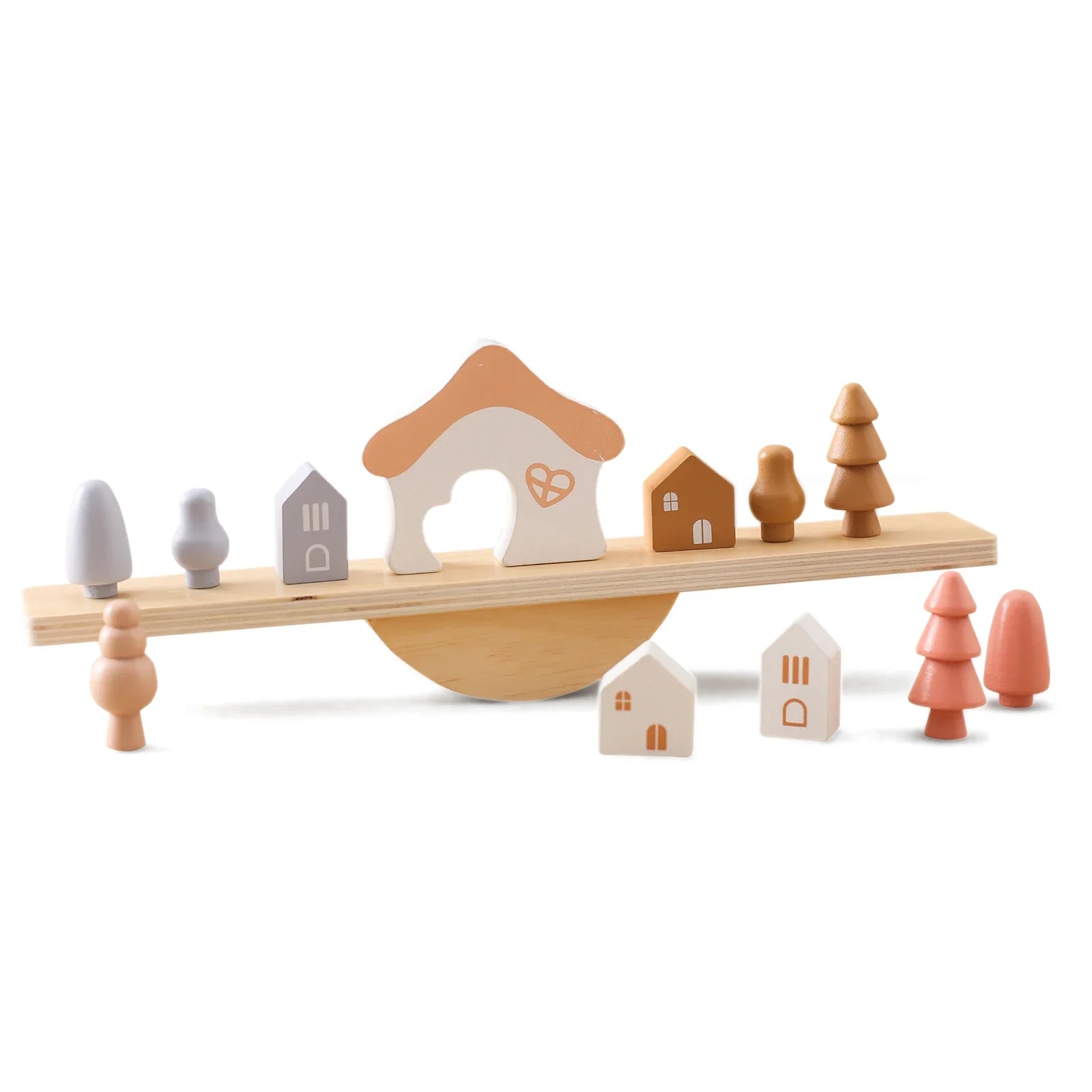 Montessori Wooden Toy Stacking & Threading for children multi-variant