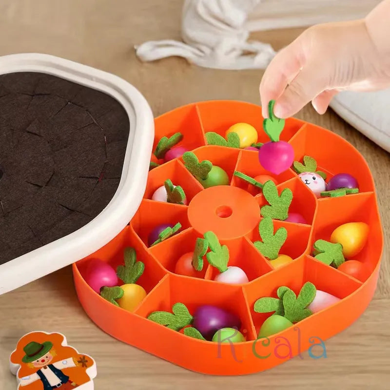 Educational Montessori Memory Toy Cultivated Field-4