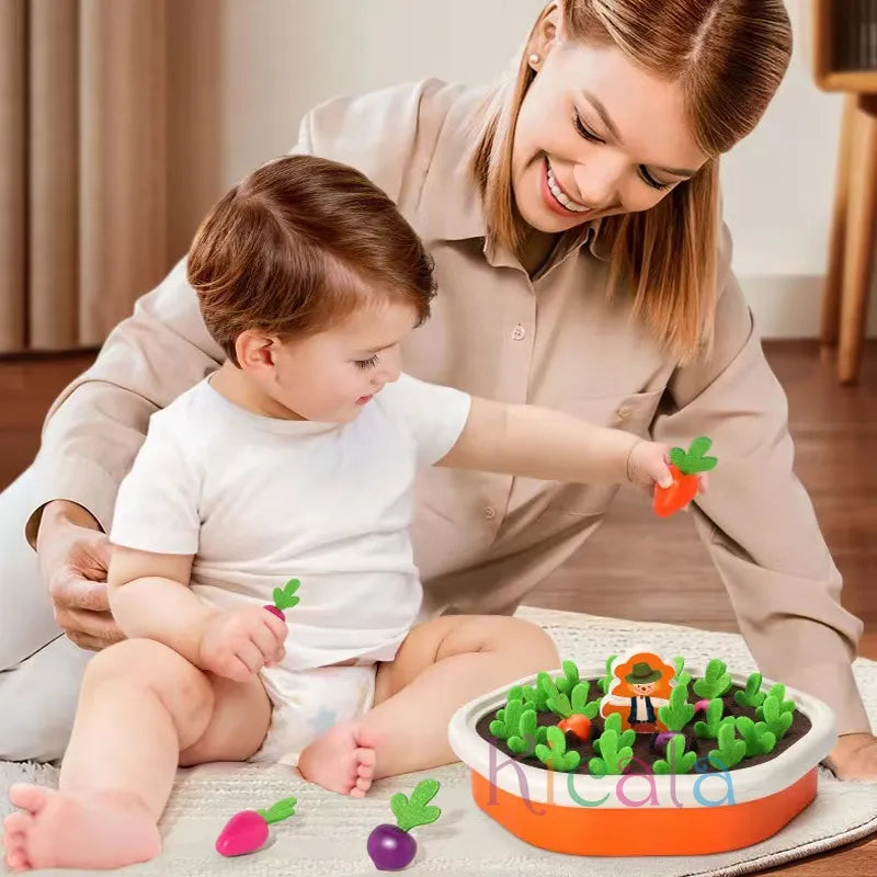 Educational Montessori Memory Toy Cultivated Field-2
