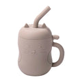 Silicone Straw Water Bottle for Children