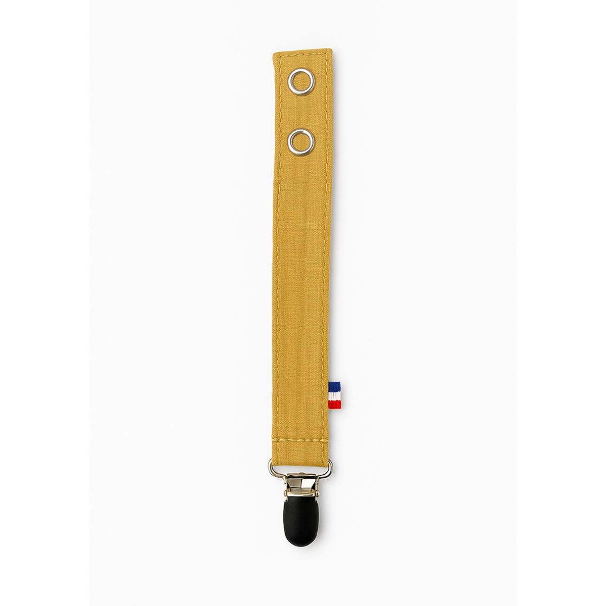 Organic Cotton Pacifier Clip - Honey