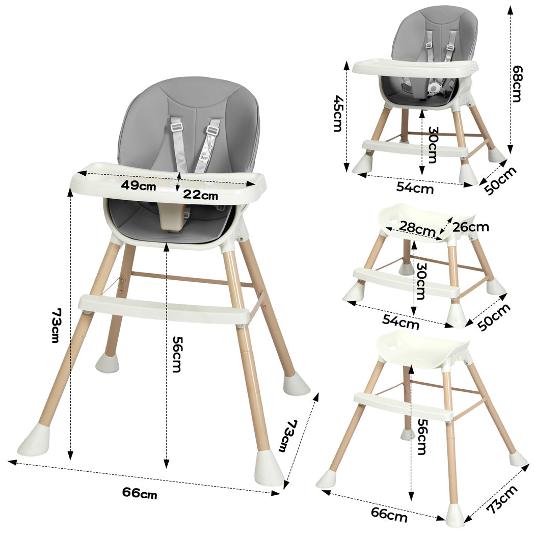 Bopeep 6-In-1 Baby High Chair-1