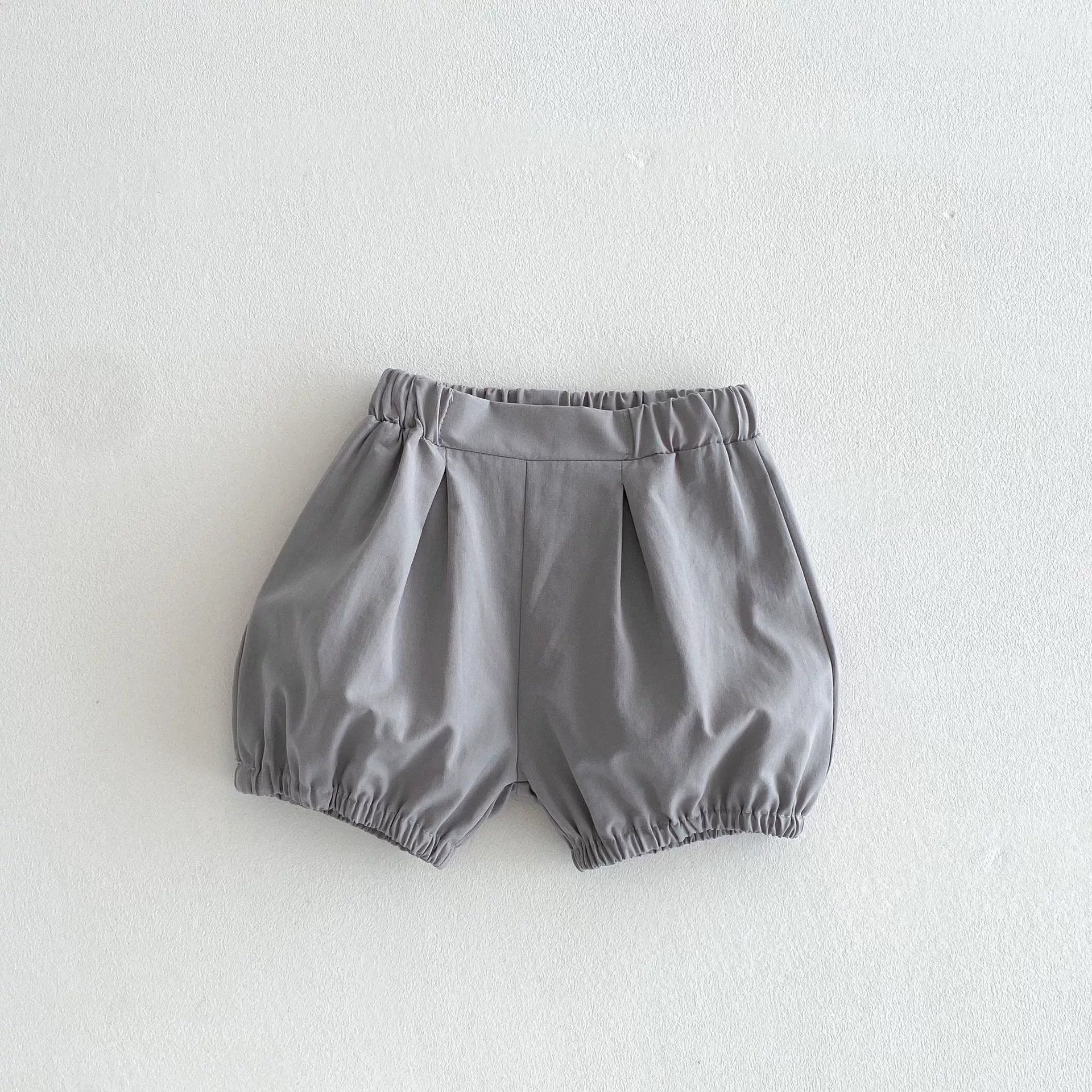 Summer Hot Selling Baby Boys Short Sleeves Animals Pattern Shirt and Grey Shorts Clothing Set-4
