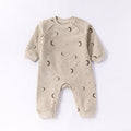 Autumn and Spring Arrival Baby Unisex Simple Pattern Long Sleeves Casual Rompers