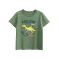 Summer Boys’ Cartoon and Letters Print T-shirt in European and American Style-0